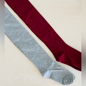 NEW 2 Pairs Plus Size Thigh High Socks Warm Stockings Over the Knee L-XXL